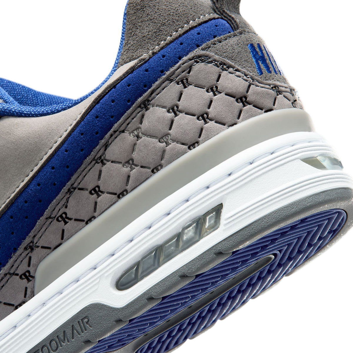 Paul Rodriguez Zoom Air Low grey / deep royal blue