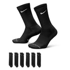 NIKE Socks Everyday 6Pack Black