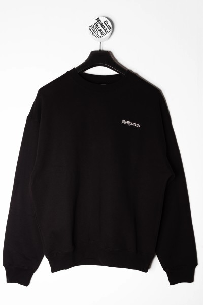 Polar Skate Co Dave Crewneck Surf Logo black