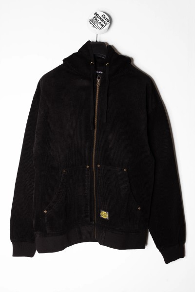 Fucking Awesome Corduroy Zipped Hoodie black