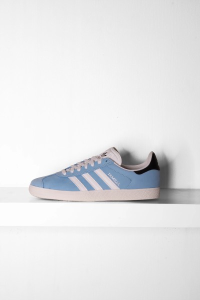 adidas® Skateboarding MNUFC Familia Gazel sky white black