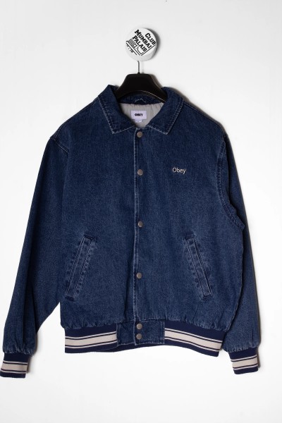 Obey Blouson Jacket Rose wash indigo