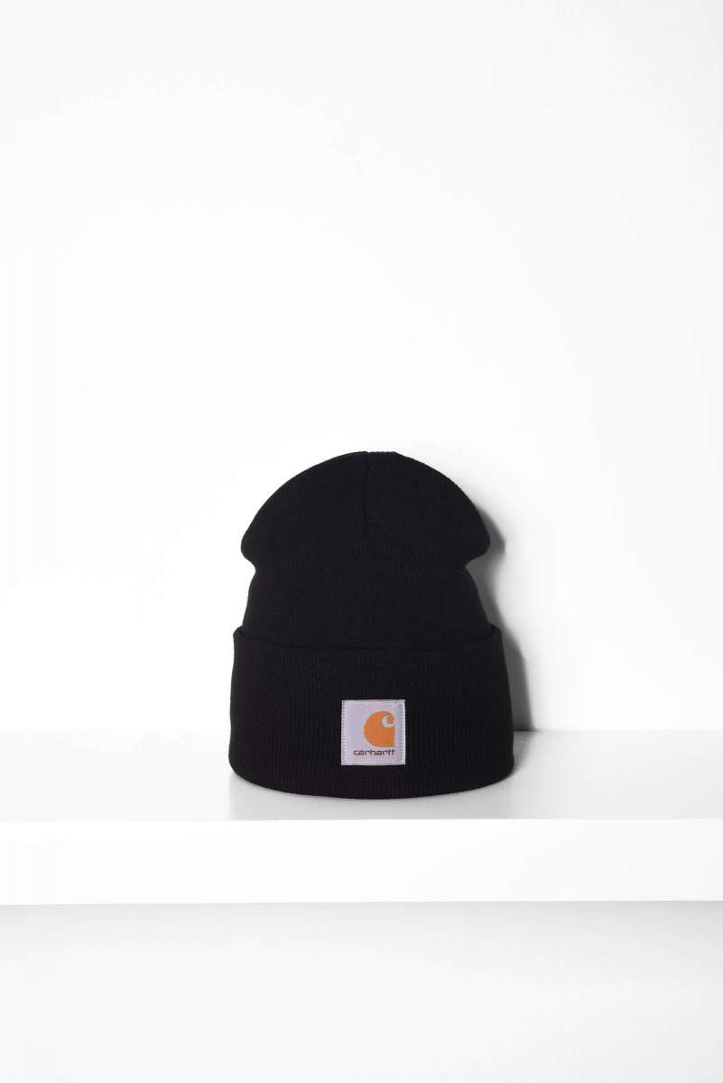 Carhartt Beanie Acrylic Watch Hat schwarz Club Mumbai Palais