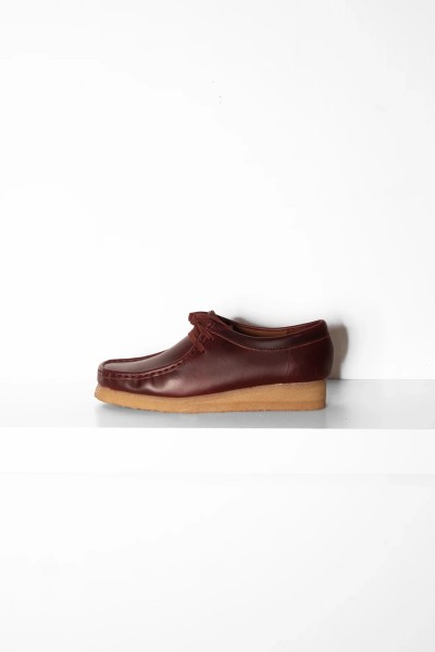 Wallabee Damson Leather