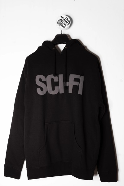 Sci-Fi Fantasy Hoodie Big Logo black